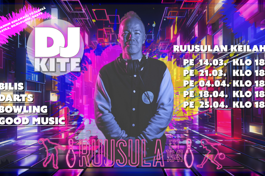 DJ Kite kevään soittopäivät