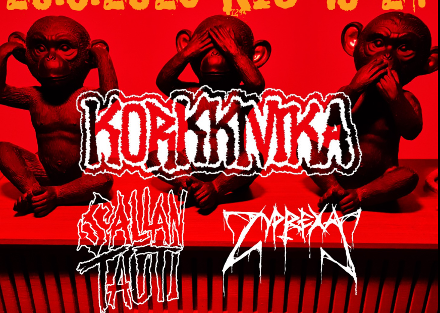 Korkkivika, Sallan tauti, Zyprexa, Burning Garage, Punk iltamat